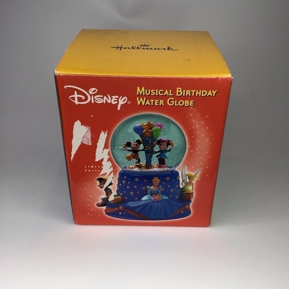 WALT DISNEY Hallmark 100th Birthday Musical Water Globe. - Picture 7 of 10